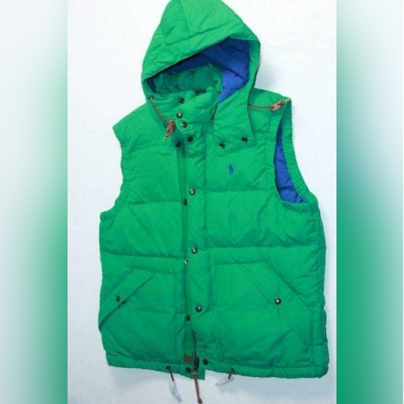 ralph lauren green vest